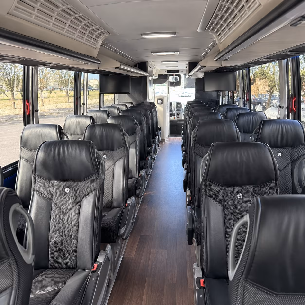 corporate event and conference shuttle buses in newark