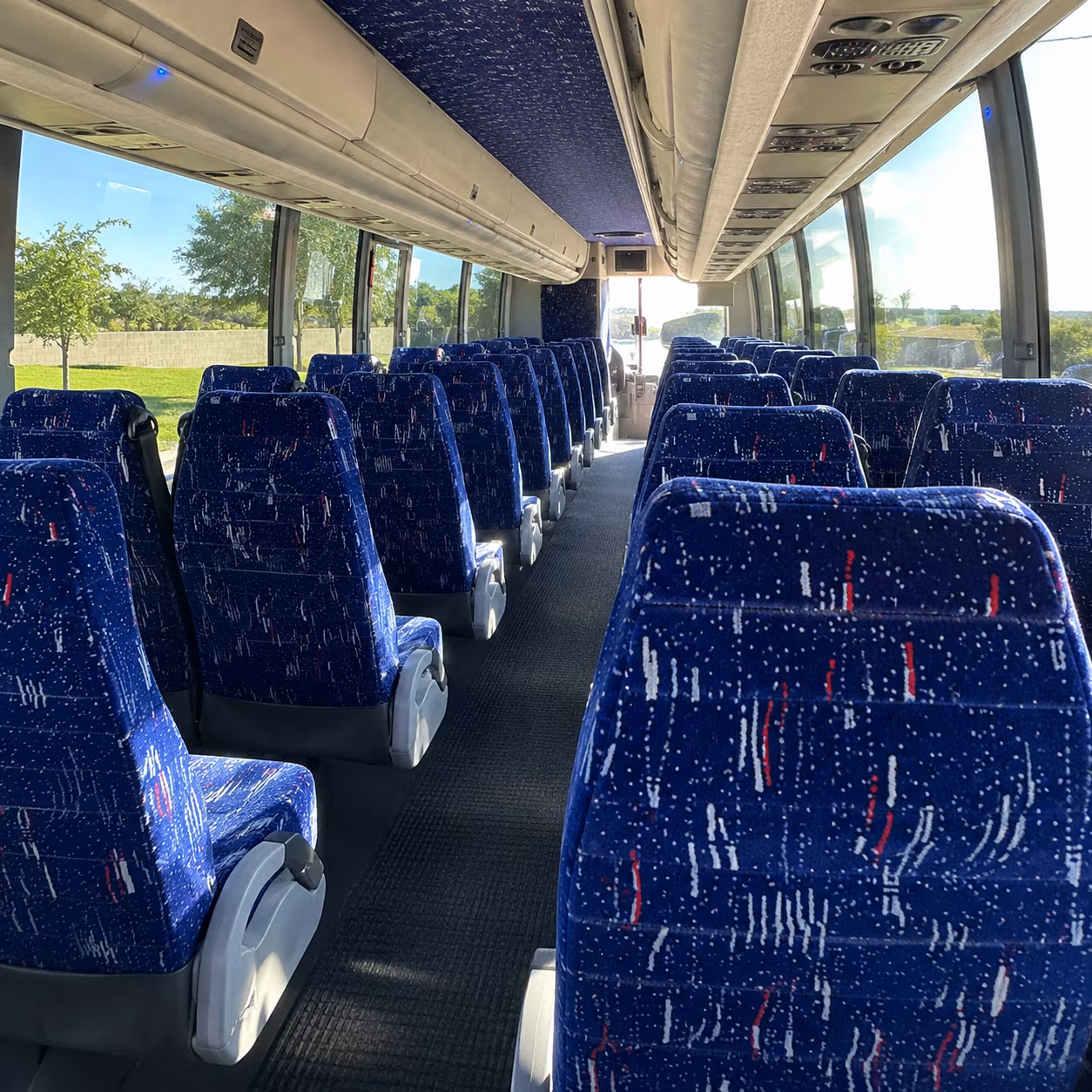 newark concert charter bus rental