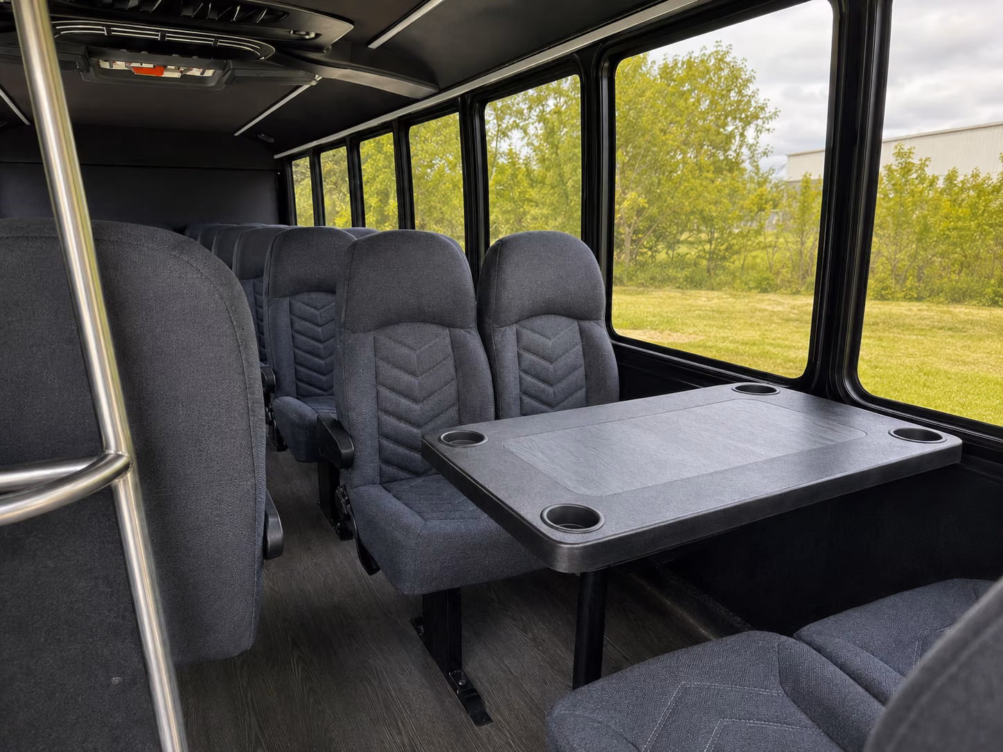 newark corporate transportation onboard seating