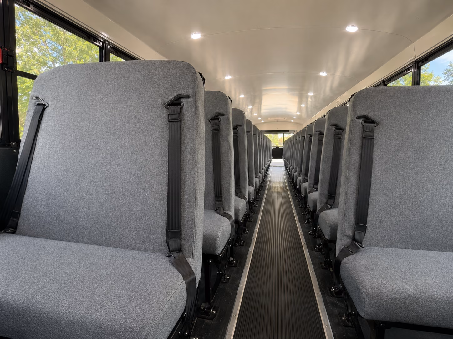 newark field trip transportation onboard seating
