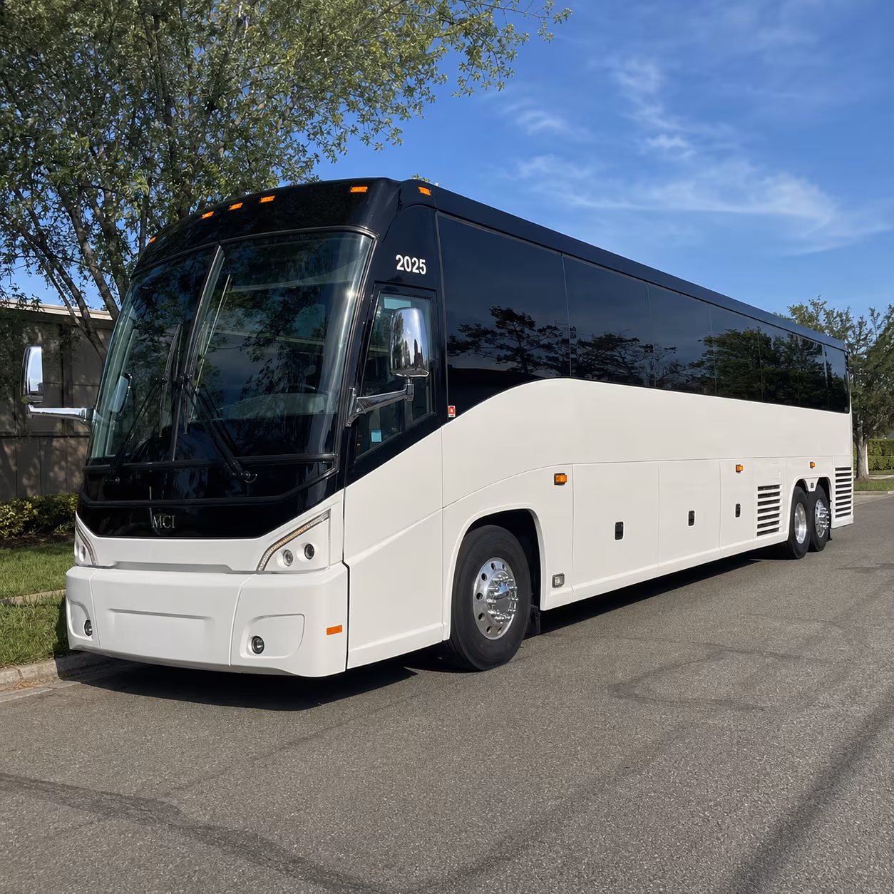 newark government military charter bus rental