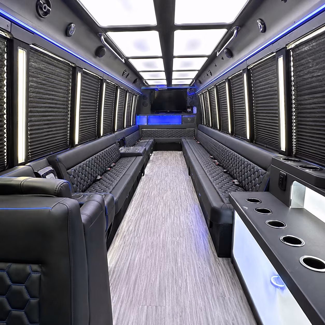 newark party bus inside